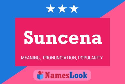 Póster del nombre Suncena