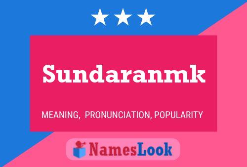 Póster del nombre Sundaranmk