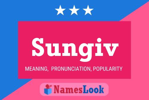 Póster del nombre Sungiv