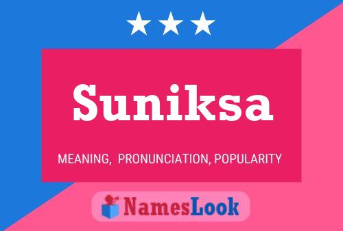 Póster del nombre Suniksa