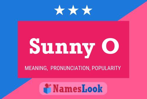 Póster del nombre Sunny O