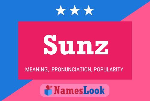 Póster del nombre Sunz