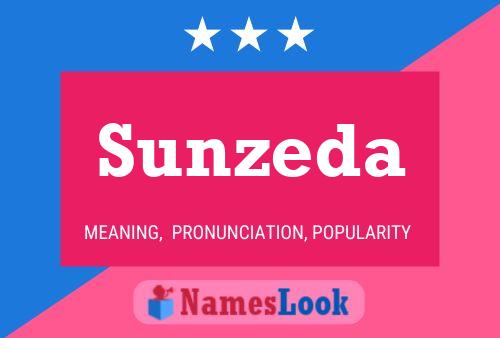 Póster del nombre Sunzeda