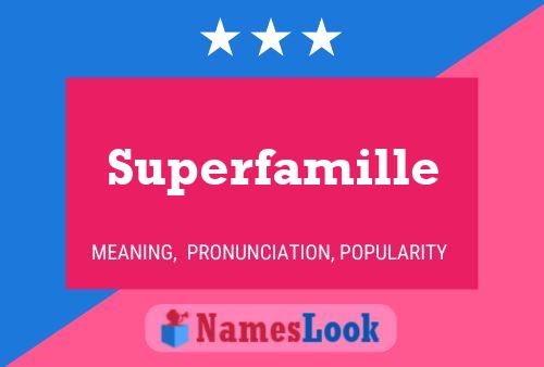 Póster del nombre Superfamille