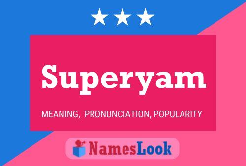 Póster del nombre Superyam