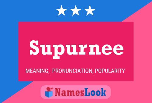 Póster del nombre Supurnee