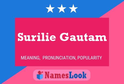 Póster del nombre Surilie Gautam