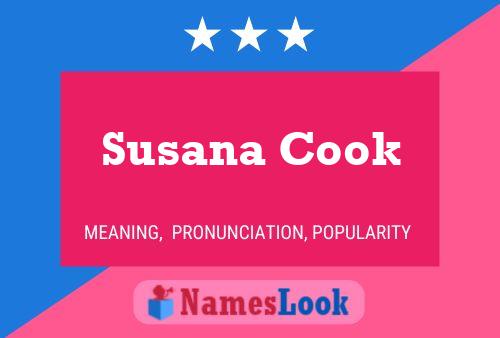 Póster del nombre Susana Cook