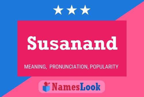 Póster del nombre Susanand