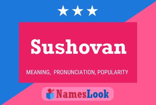 Póster del nombre Sushovan