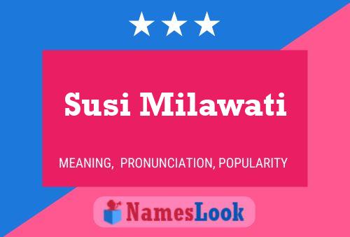 Póster del nombre Susi Milawati