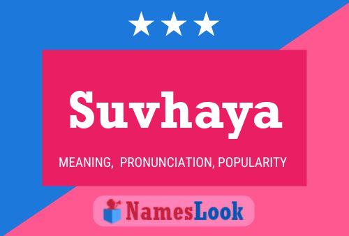 Póster del nombre Suvhaya