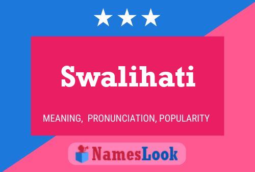 Póster del nombre Swalihati