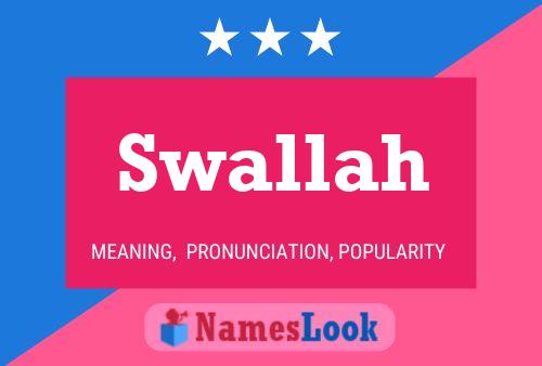 Póster del nombre Swallah