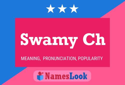 Póster del nombre Swamy Ch