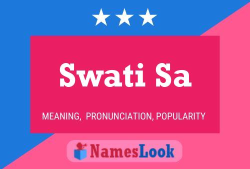 Póster del nombre Swati Sa