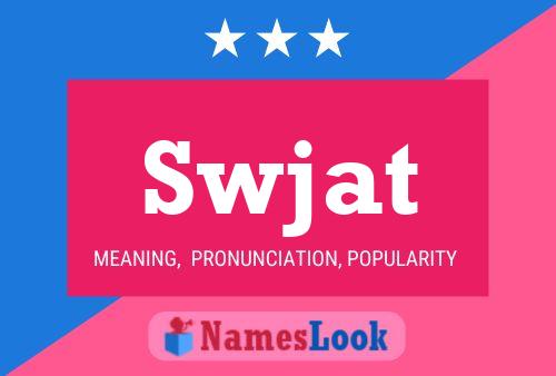 Póster del nombre Swjat