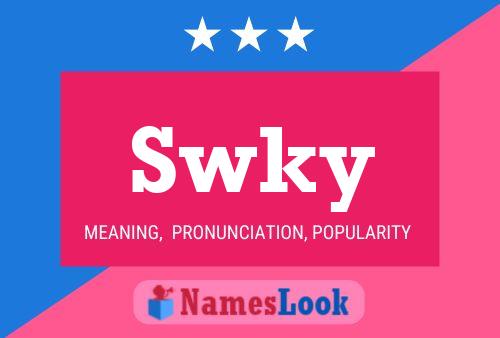 Póster del nombre Swky