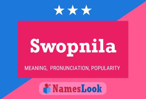 Póster del nombre Swopnila