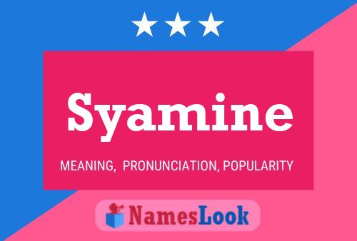 Póster del nombre Syamine