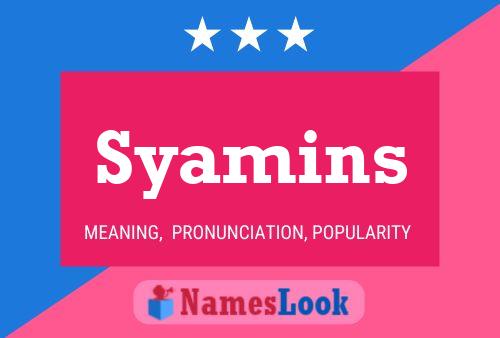 Póster del nombre Syamins