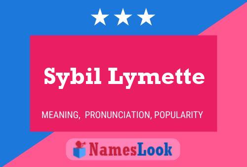 Póster del nombre Sybil Lymette