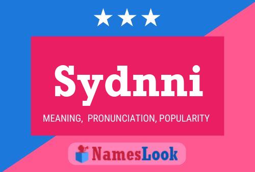 Póster del nombre Sydnni