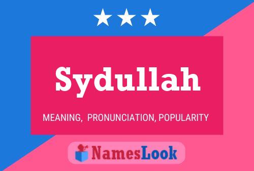 Póster del nombre Sydullah