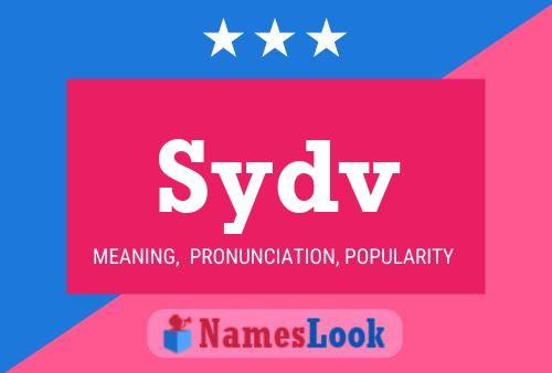 Póster del nombre Sydv