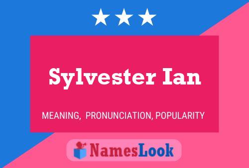 Póster del nombre Sylvester Ian