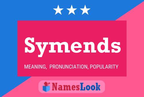 Póster del nombre Symends