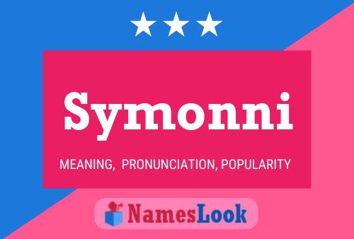 Póster del nombre Symonni