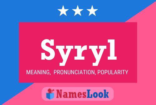 Póster del nombre Syryl