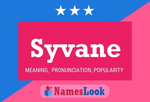 Póster del nombre Syvane