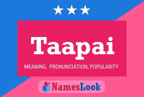 Póster del nombre Taapai