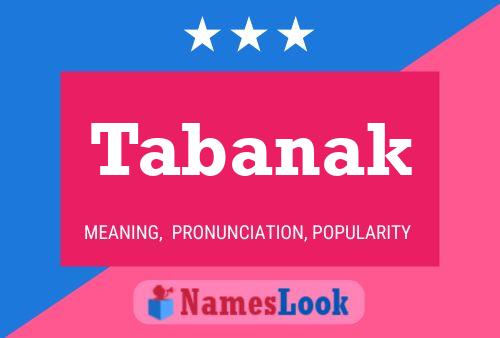 Póster del nombre Tabanak