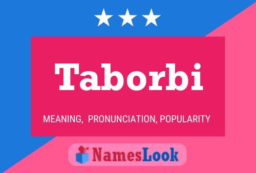 Póster del nombre Taborbi