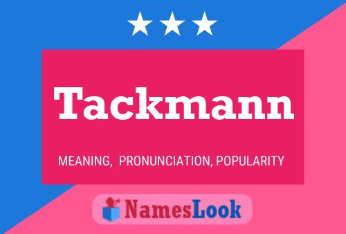 Póster del nombre Tackmann