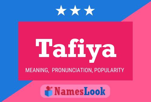 Póster del nombre Tafiya