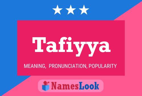 Póster del nombre Tafiyya