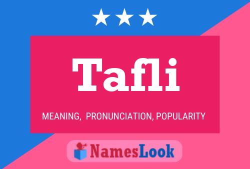 Póster del nombre Tafli