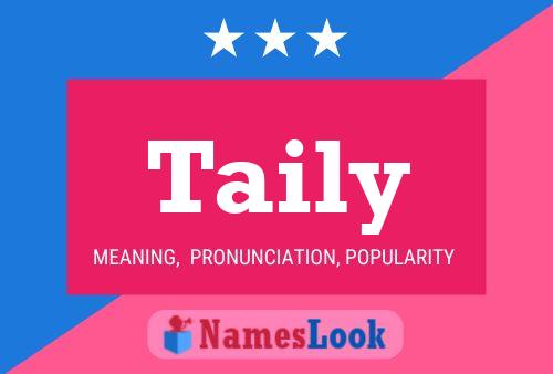 Póster del nombre Taily