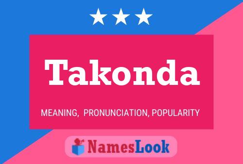 Póster del nombre Takonda