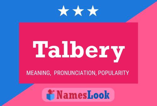 Póster del nombre Talbery