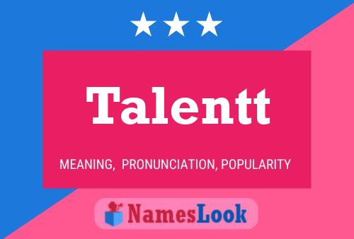 Póster del nombre Talentt