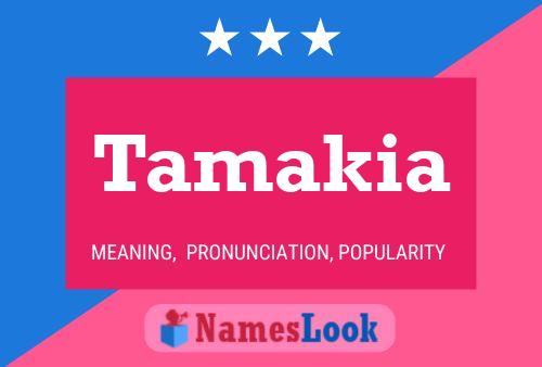 Póster del nombre Tamakia