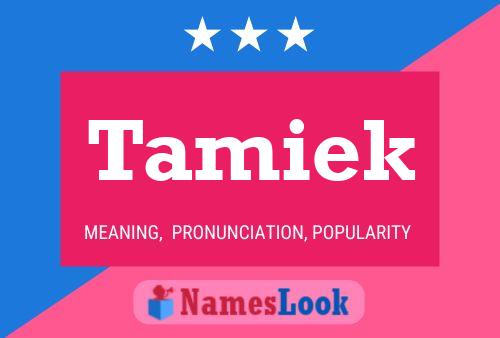 Póster del nombre Tamiek