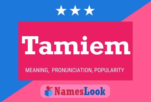 Póster del nombre Tamiem