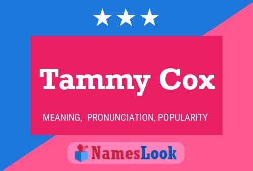 Póster del nombre Tammy Cox