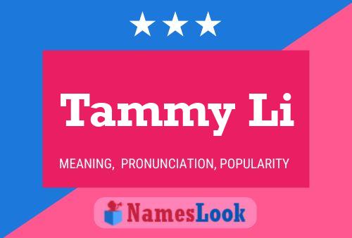 Póster del nombre Tammy Li